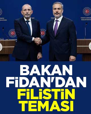 Bakan Fidan'dan Filistin teması