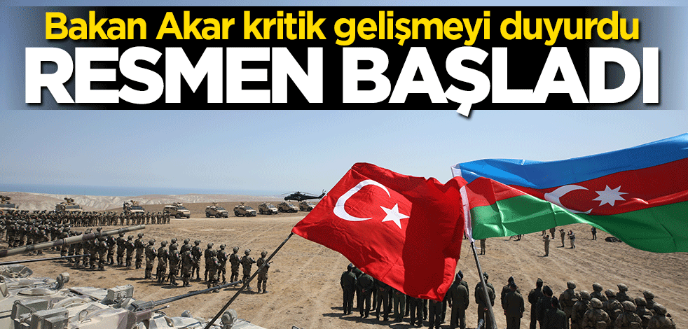 Bakan Hulusi Akar açıkladı: İnşaat başladı