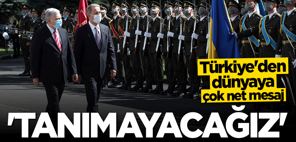 Bakan Hulusi Akar: Türkiye olarak Kırım’ın ilhakını tanımadık tanımayacağız
