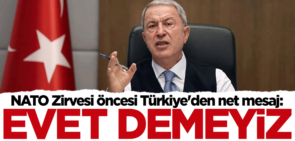 Bakan Hulusi Akar’dan çok net açıklama: Evet demeyiz