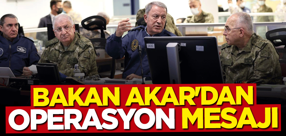 Bakan Hulusi Akar'dan "Pençe Kilit Operasyonu" açıklaması