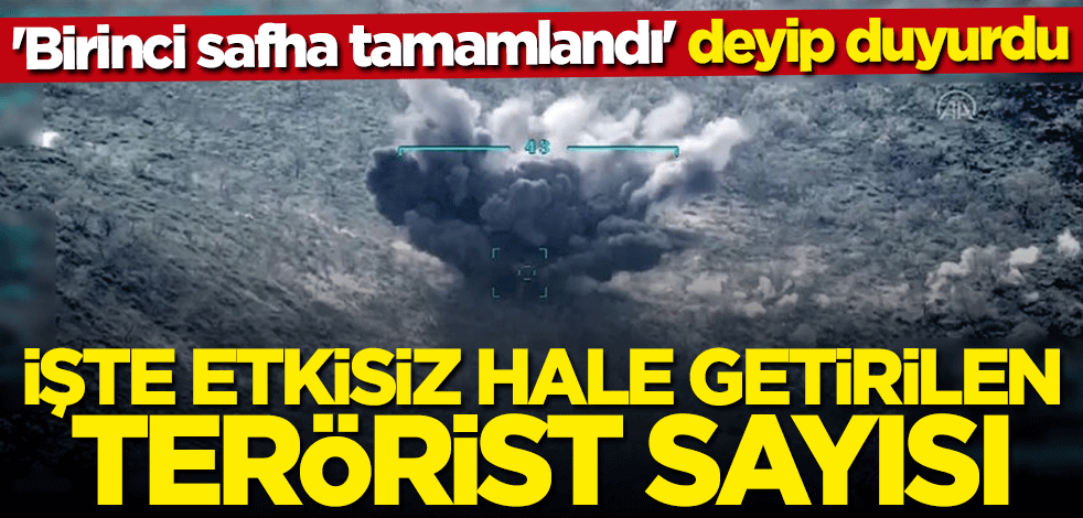 Bakan Hulusi Akar'dan "Pençe Kilit Operasyonu" mesajı