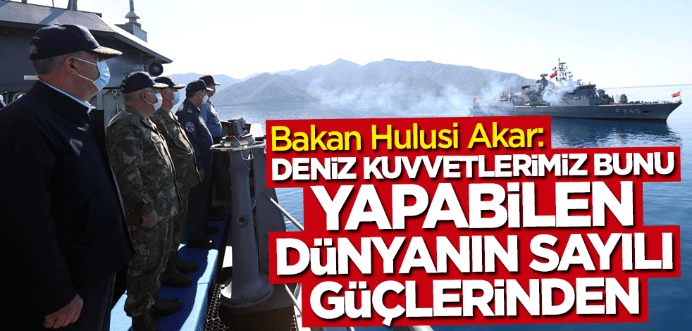 Bakan Hulusi Akar'dan "Preveze Deniz Zaferi" mesajı