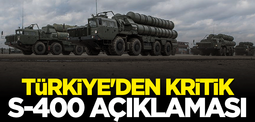Bakan Hulusi Akar'dan S-400 açıklaması