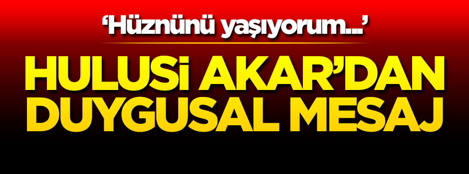 Bakan Hulusi Akar'dan TSK'ya veda mesajı