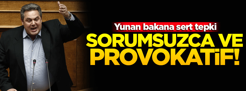 Bakan Işık'tan Yunanistan'a sert tepki!