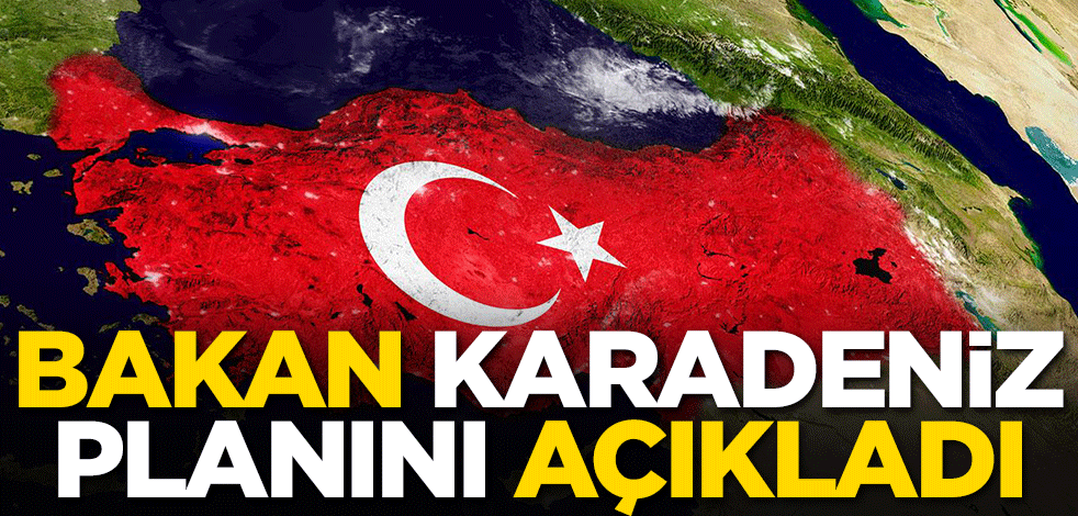 Bakan Karadeniz planını açıkladı!