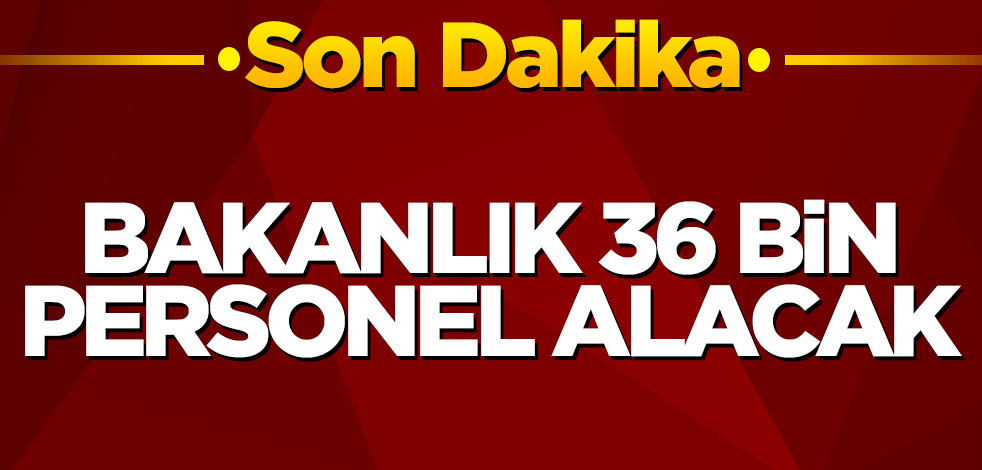 Bakan Koca: 36 bin personel alınacak