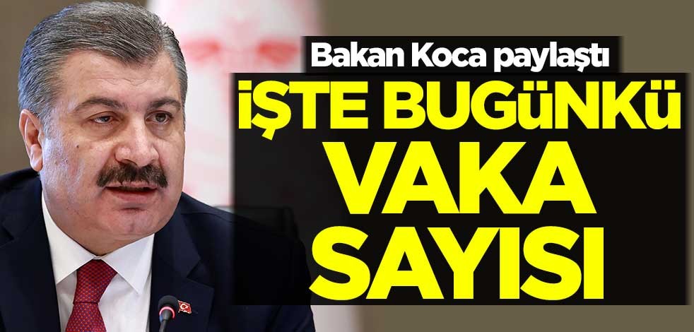 Bakan Koca, günlük koronavirüs bilançosunu paylaştı