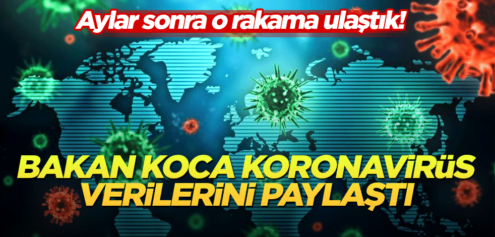 Bakan Koca günlük verileri paylaştı: Aylar sonra o sınırı yeniden aştık