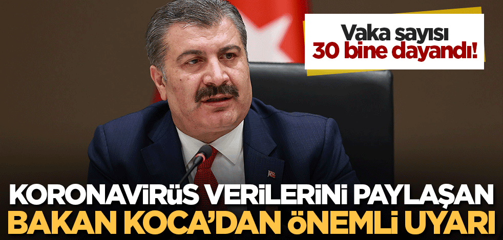 Bakan Koca koronavirüs verilerini paylaşıp uyardı! 'Aşılanma ertelemeye gelmez'