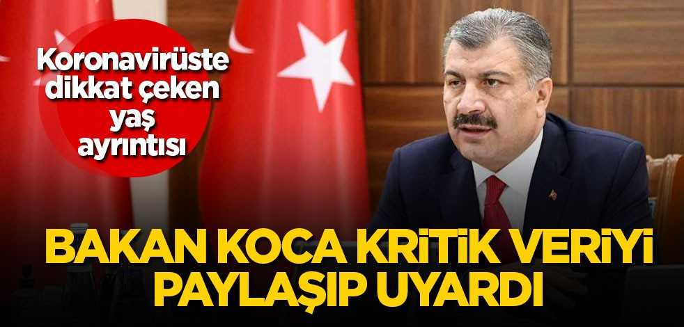Bakan Koca kritik veriyi paylaşıp uyardı