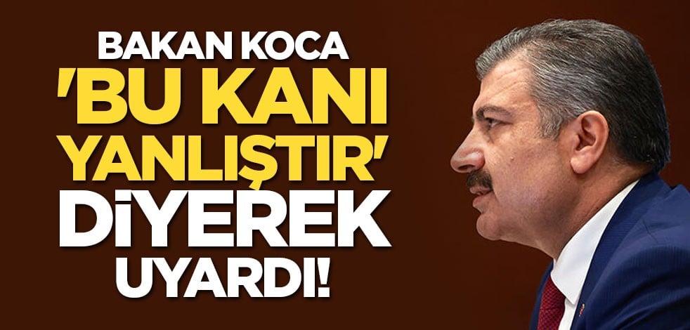 Bakan Koca 'Virüsün yayılma hızı azaldı' iddiasına cevap verdi