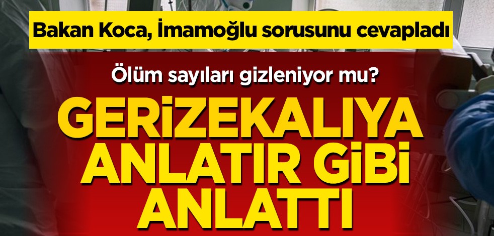 Bakan Koca'dan Ekrem İmamoğlu sorusuna dikkat çeken cevap