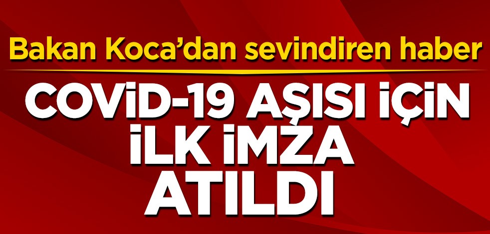 Bakan Koca'dan sevindiren açıklama