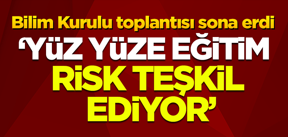 Bakan Koca'dan yüzyüze eğitim açıklaması: 'Risk teşkil ediyor'