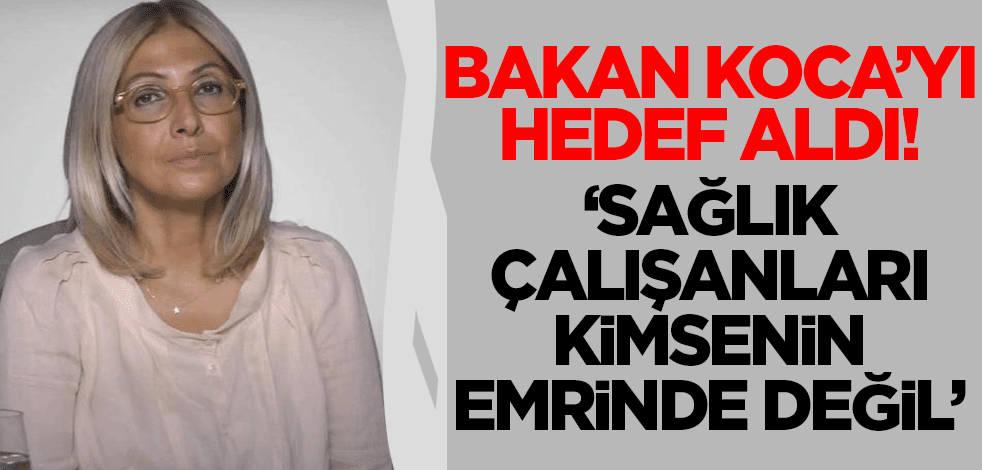 Bakan Koca'yı hedef alan Prof. Başer: Sağlıkçılar kimsenin emrinde değil