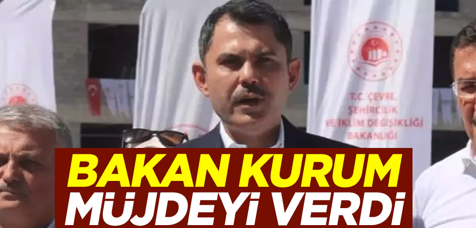 Bakan Kurum müjdeyi verdi: 200 bin konutu teslim edeceğiz