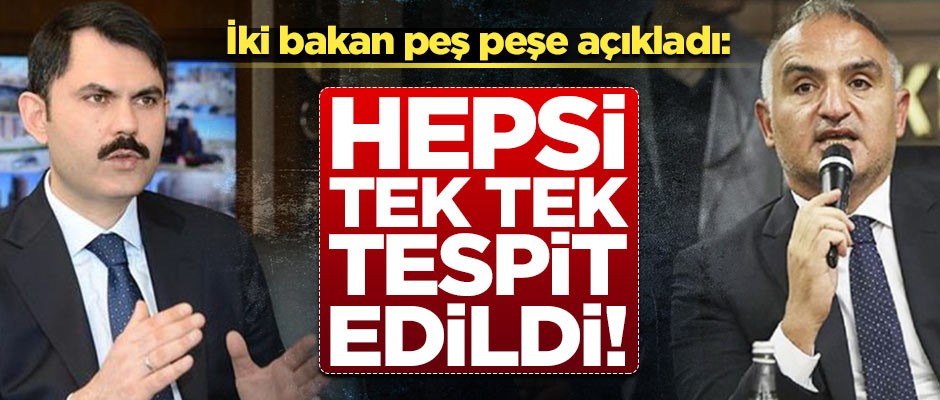 Bakan Kurum net konuştu: Hepsi yıkılacak!