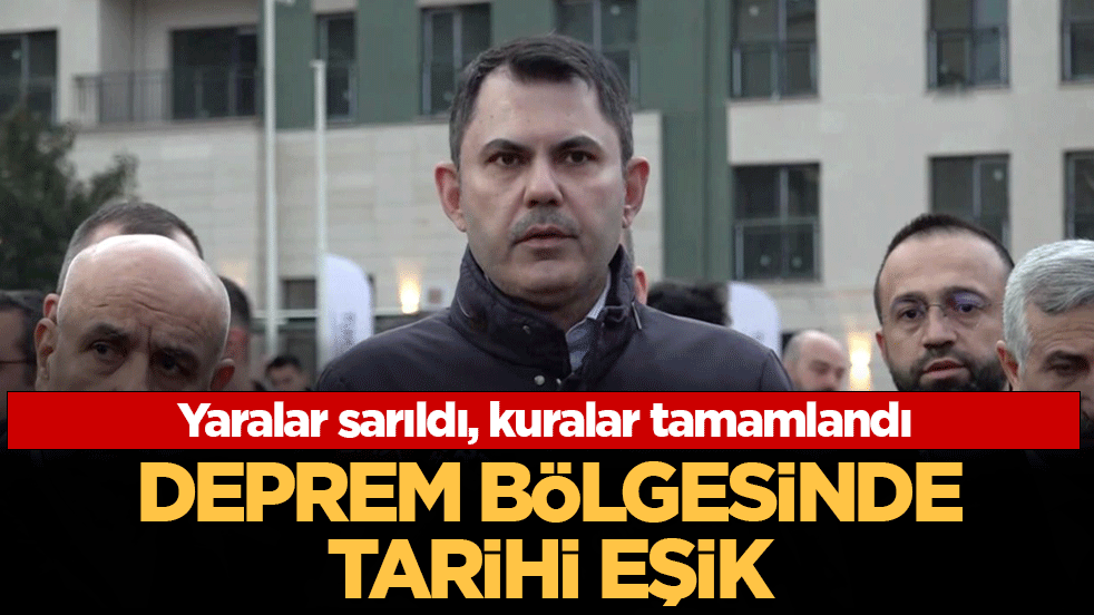 Bakan Kurum’dan 6 Şubat mesajı: Devlet-millet omuz omuza başardık! Yaralar sarıldı, kuralar tamamlandı