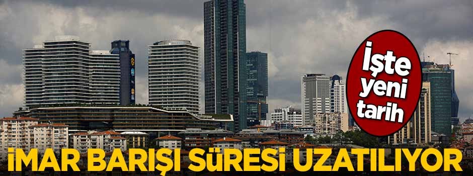 Bakan Kurum'dan flaş İmar Barışı açıklaması