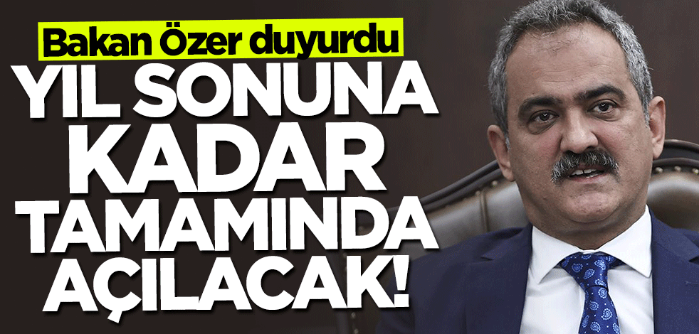 Bakan Mahmut Özer duyurdu: Türkiye'deki tüm OSB'lerde açılacak!
