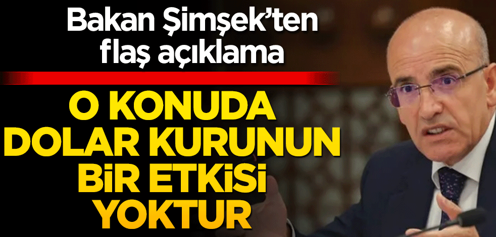 Bakan Mehmet Şimşek: İhracatçımızı çok güçlü bir şekilde destekliyoruz