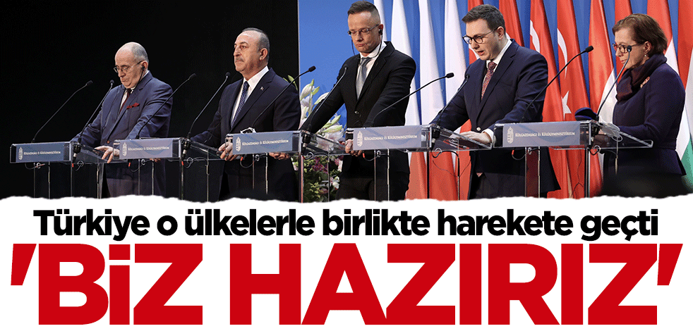 Bakan Mevlüt Çavuşoğlu duyurdu: Biz hazırız