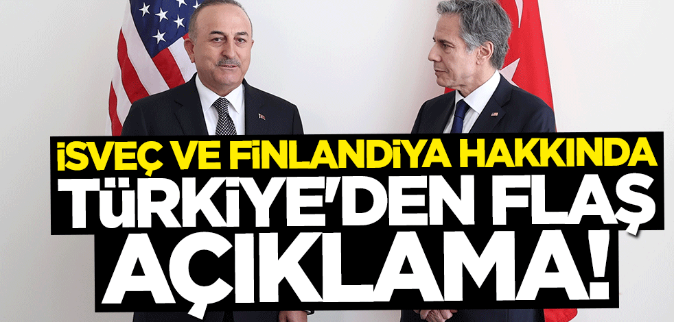 Bakan Mevlüt Çavuşoğlu: Türkiye'nin güvenlik endişeleri karşılanmalı