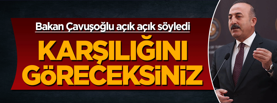 Bakan Mevlüt Çavuşoğlu'ndan Hollanda açıklaması: Bunun karşılığı olacak