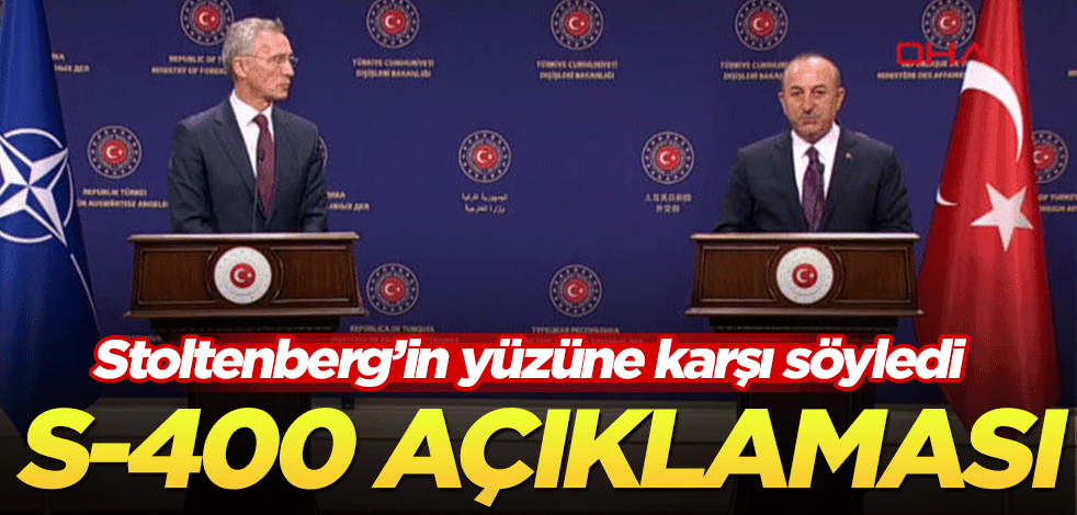 Bakan Mevlüt Çavuşoğlu'ndan S-400 açıklaması
