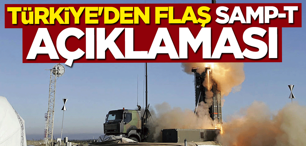 Bakan Mevlüt Çavuşoğlu'ndan "SAMP-T" açıklaması