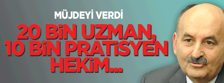Bakan Müezzinoğlu'ndan müjde