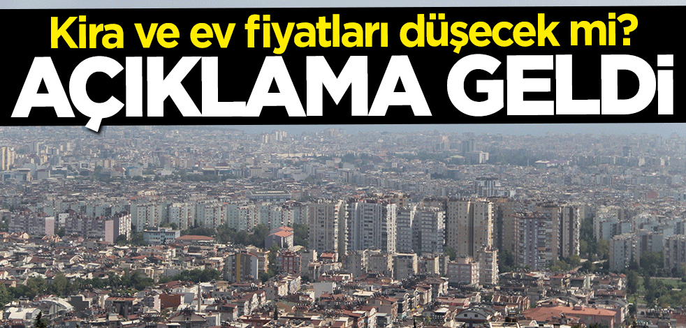 Bakan Murat Kurum'dan "kira ve ev fiyatları" açıklaması