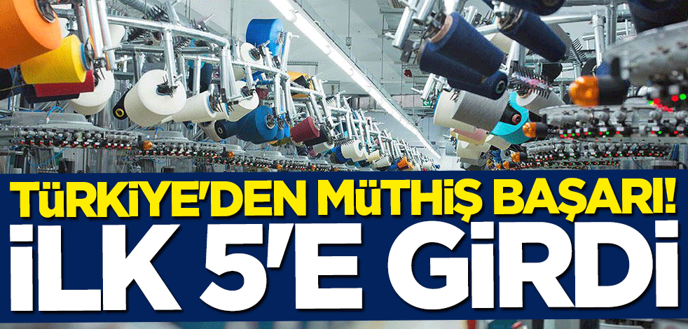 Bakan Mustafa Varank duyurdu: Türkiye ilk 5'e girdi