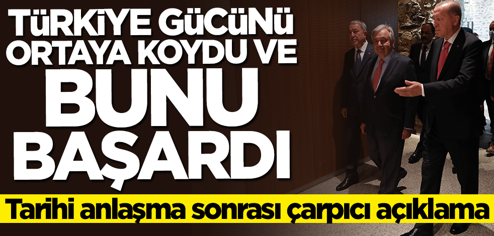 Bakan Mustafa Varank: Türkiye gücünü ortaya koydu