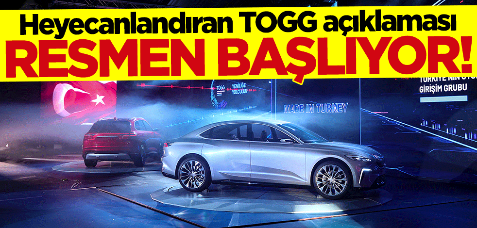 Bakan Mustafa Varank'tan heyecanlandıran açıklama! Yerli otomobil TOGG için tarih verdi