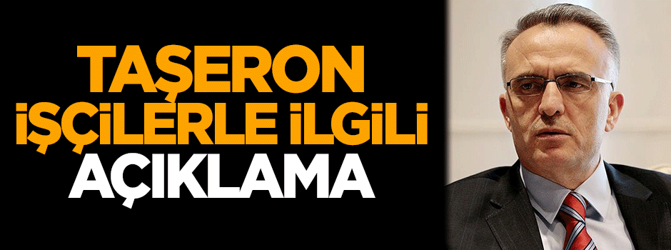 Bakan Naci Ağbal'dan taşeron işçilerle ilgili açıklama