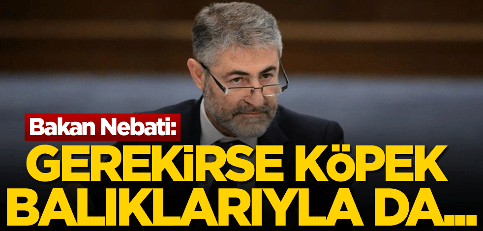 Bakan Nebati: Gerekirse köpek balıklarıyla da...