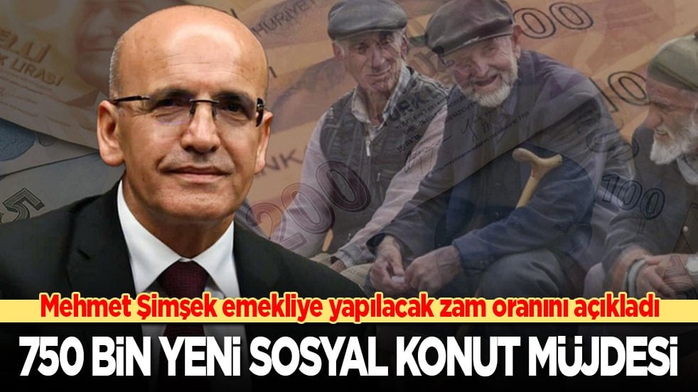 Bakan Şimşek açıkladı: Memur maaşlarına en az bu kadar zam yapılacak! 750 bin yeni sosyal konut inşa edilecek