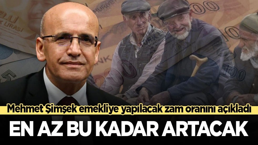 Bakan Şimşek açıkladı: Memur ve emekli maaşlarına en az bu kadar zam yapılacak!