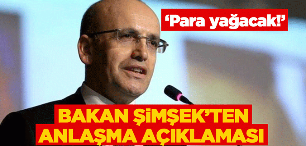 Bakan Şimşek yatırım planını duyurdu! Türkiye'ye para yağacak