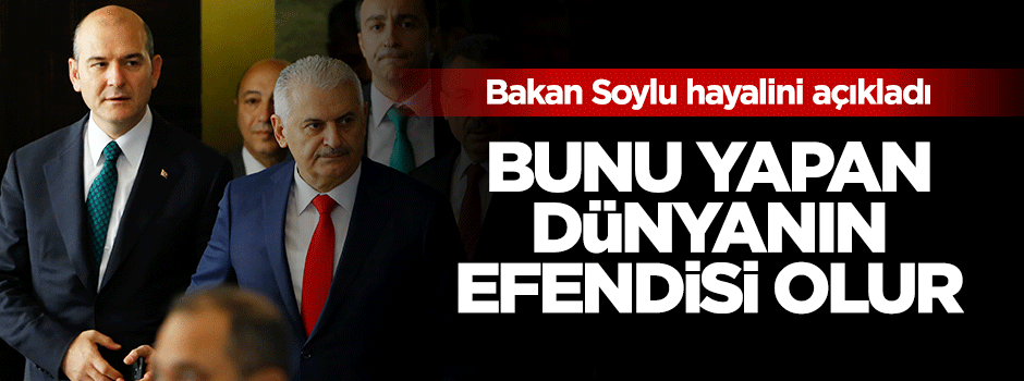Bakan Soylu: Bunu üreten dünyanın efendisi olur