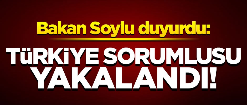 Bakan Soylu duyurdu: DHKP-C'nin Türkiye sorumlusu yakalandı!