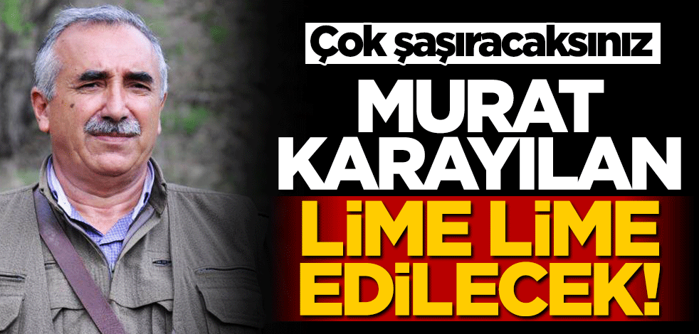 Bakan Soylu duyurdu! Murat Karayılan lime lime edilecek