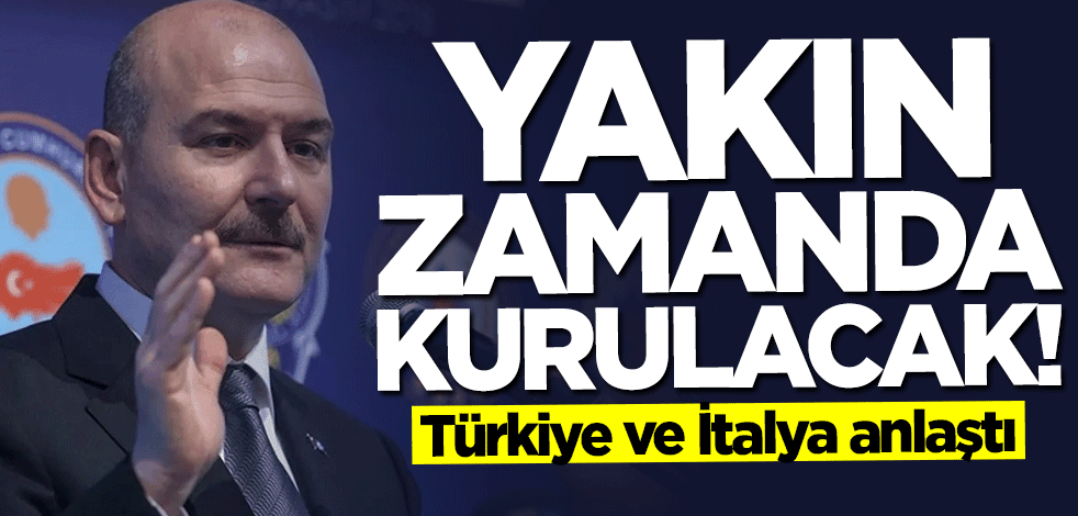 Bakan Soylu kritik gelişmeyi duyurdu: Yakın zamanda kurulacak