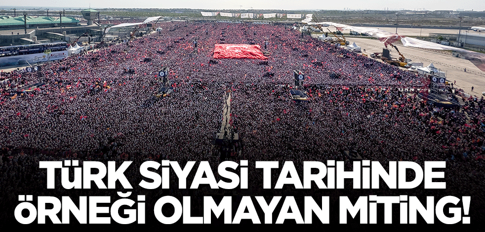 Bakan Soylu: Türk siyasi hayatında benzeri yok