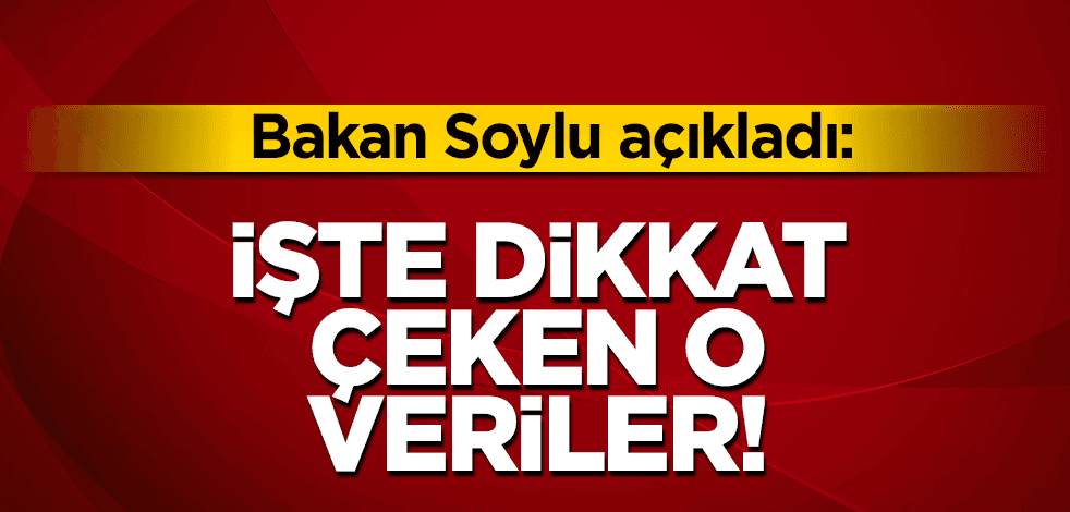 Bakan Soylu uyuşturucu operasyonlarına ilişkin dikkat çeken verileri paylaştı!