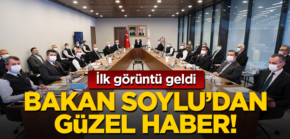 Bakan Soylu'dan güzel haber! İlk görüntü geldi