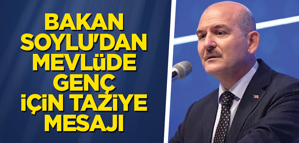 Bakan Soylu'dan, Mevlüde Genç için taziye mesajı